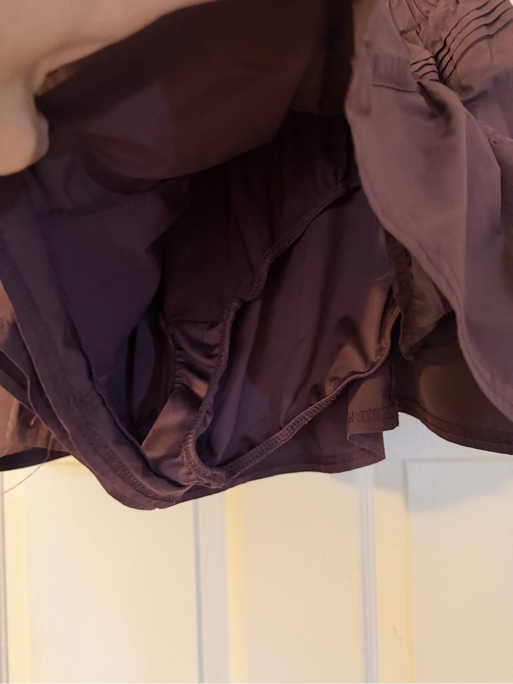 Free People Brownish Athletic Shorts with Elastic Waist flowy size M - Picture 5 of 7
